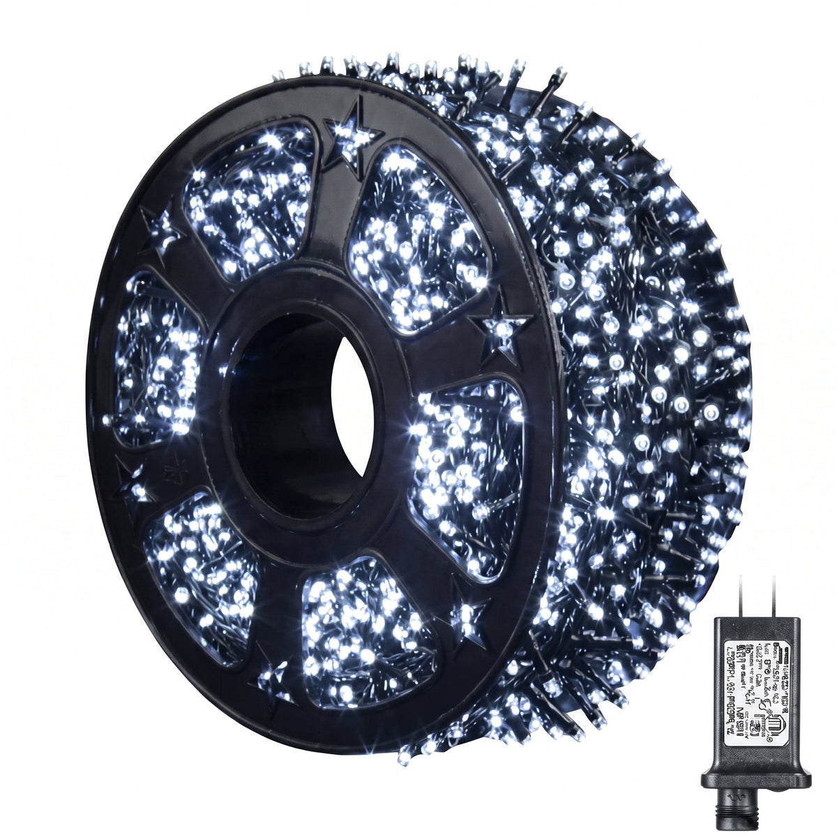 Led x1000 bombillos x100 metros cable verde
