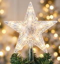 Estrella punta de árbol 22 cm