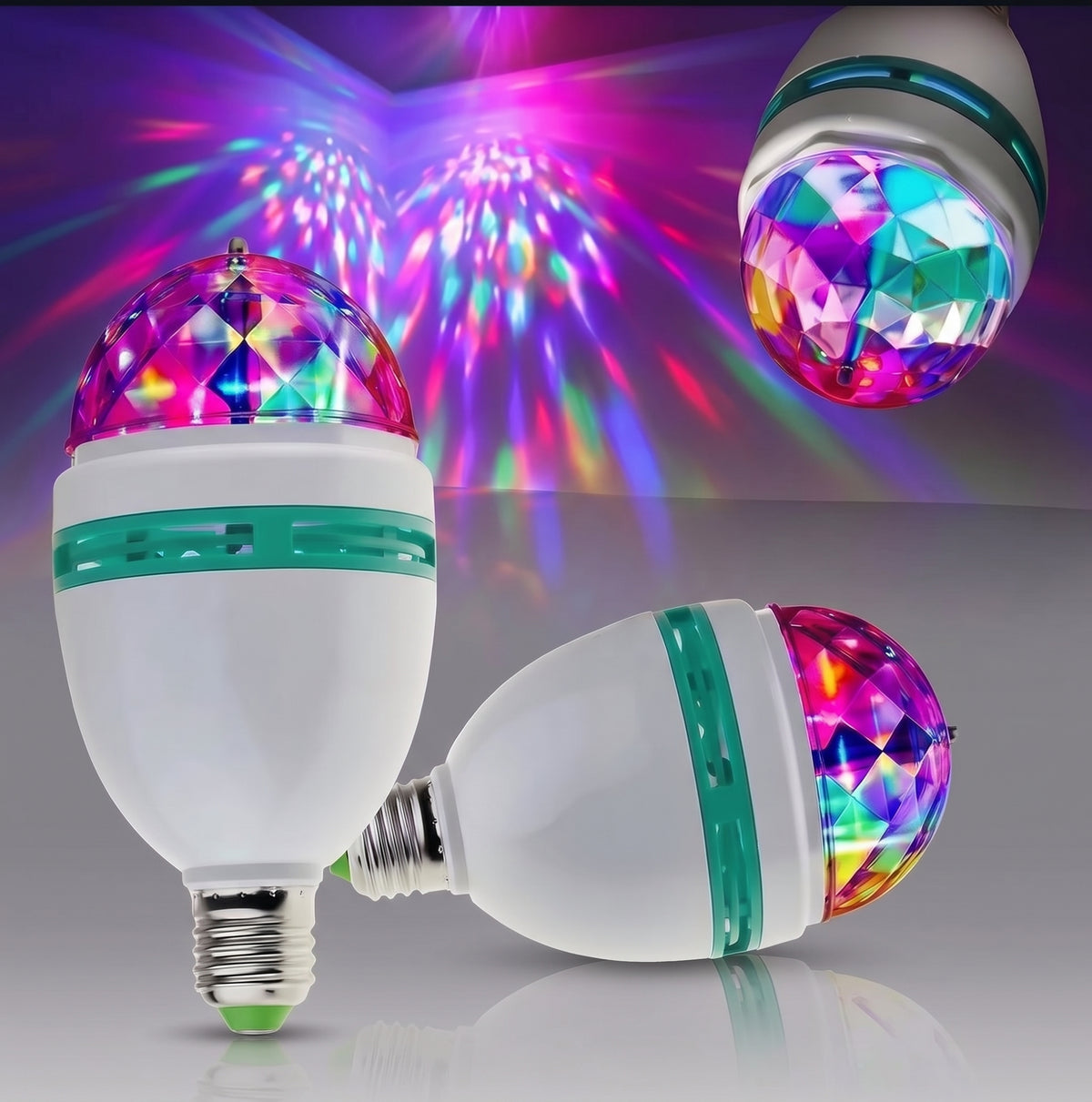 Bombillo Discotequero LED con Efecto de Luces Multicolor