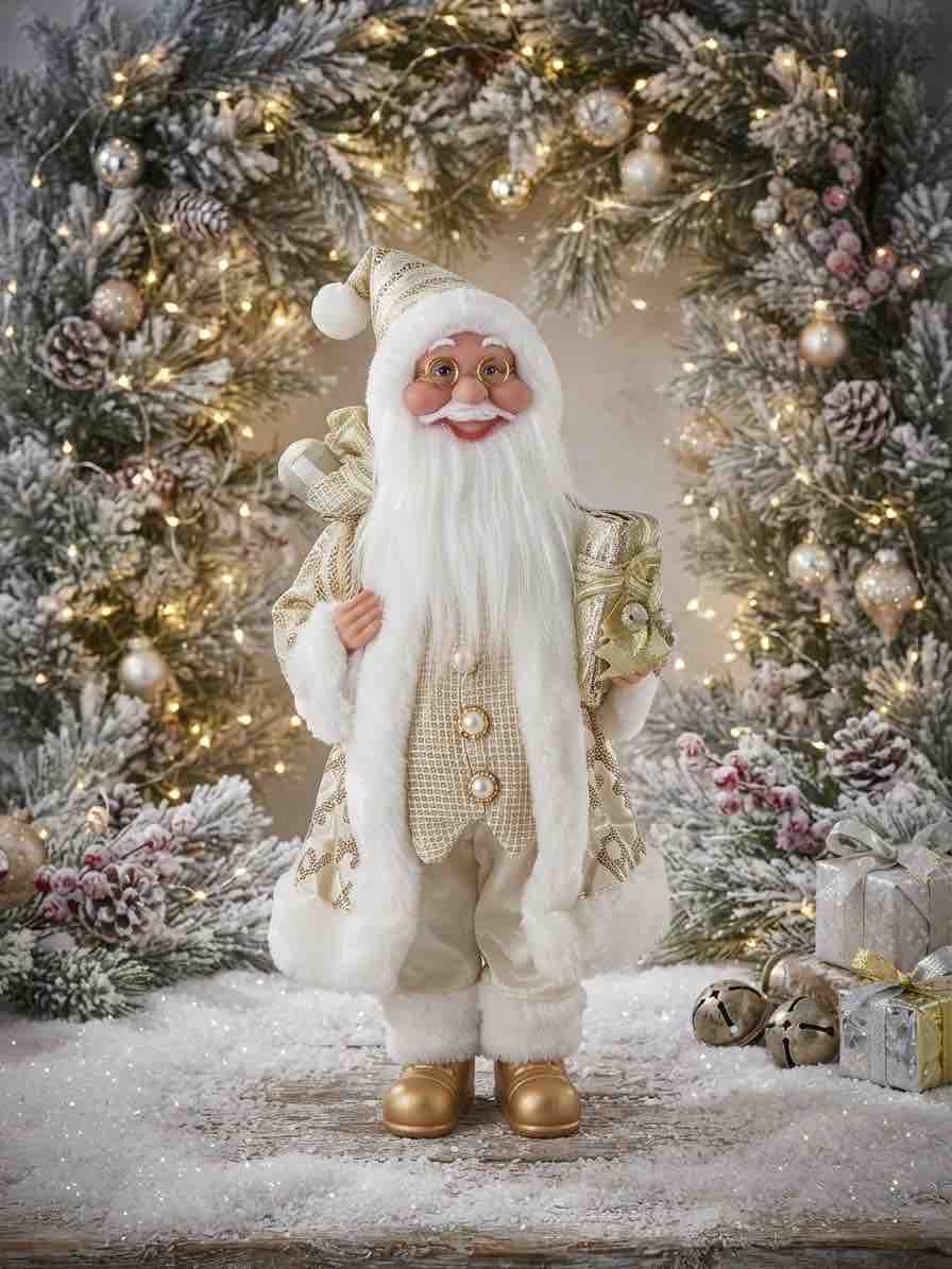 Papá Noel con música y movimiento 45 cm  (REF:LCE260118)