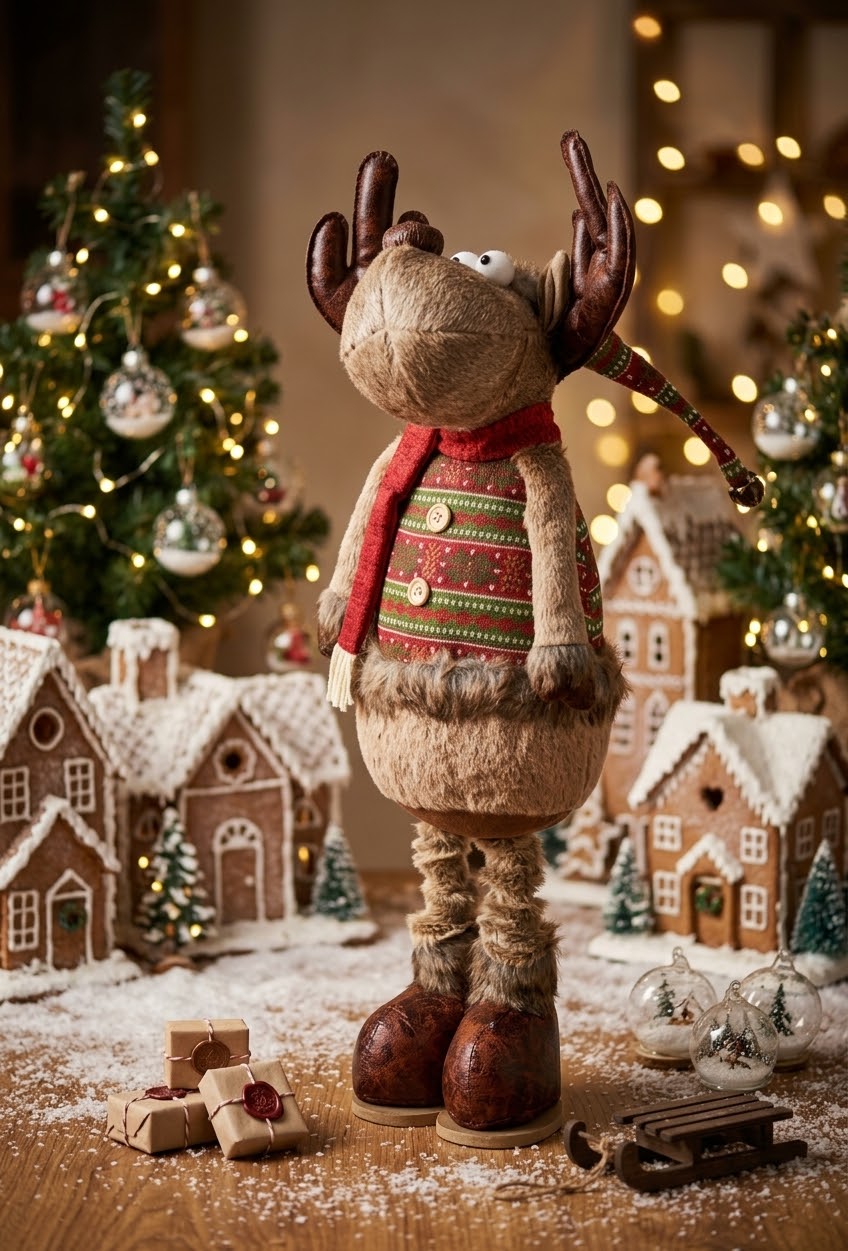 Muñeco navideño Reno ampliable Ref: SH07413